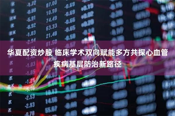 华夏配资炒股 临床学术双向赋能多方共探心血管疾病基层防治新路径